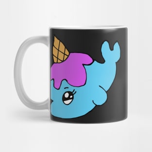 Whale Unicorn Hand Drawn Mug